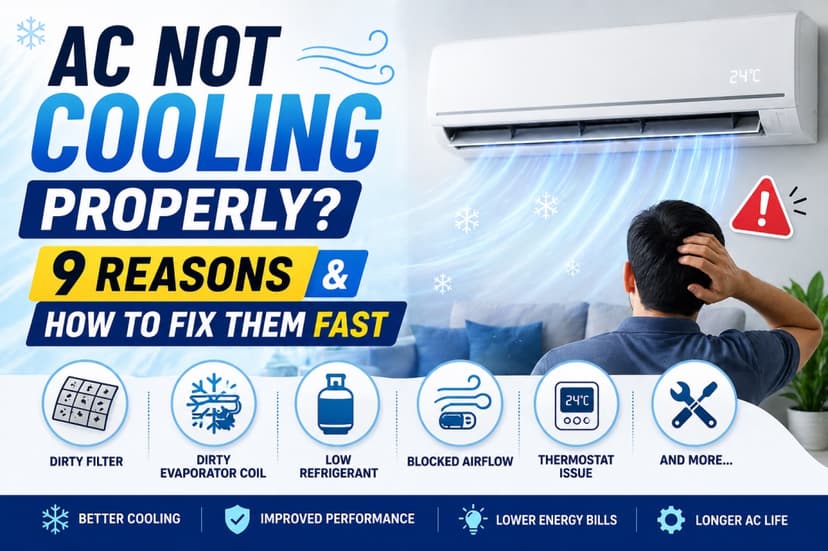 AC Not Cooling Properly 9 Reasons and How to Fix Them