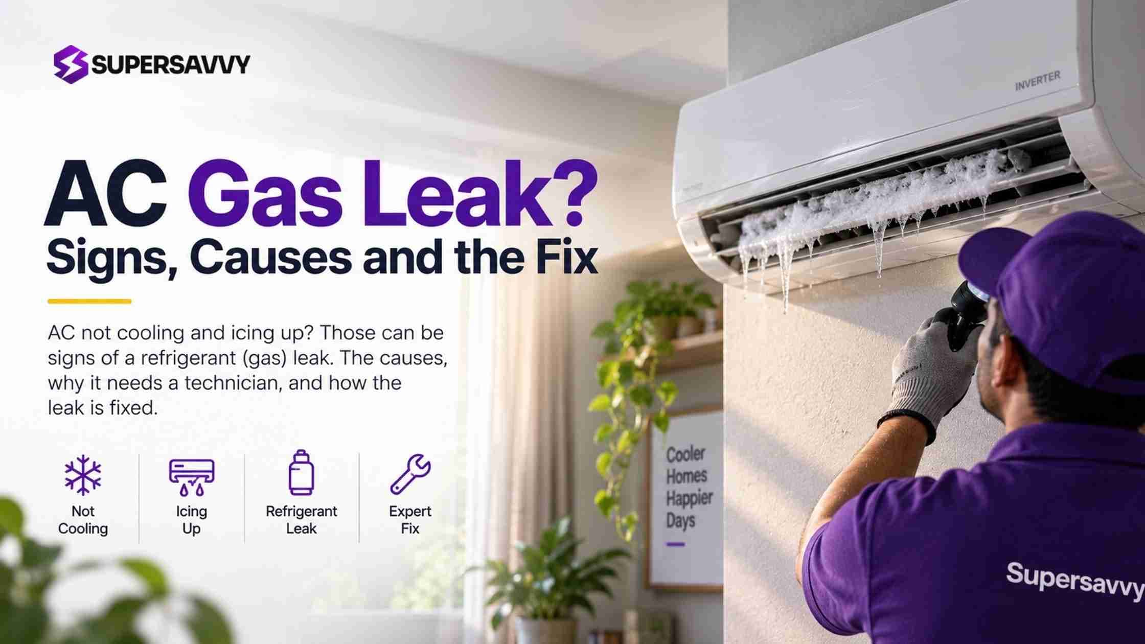 AC Gas Leak: Signs, Causes and the Fix
